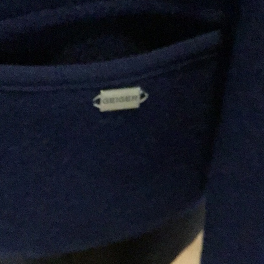 Geiger Wool Jacket, Five Button Front, Dark Blue,… - image 4